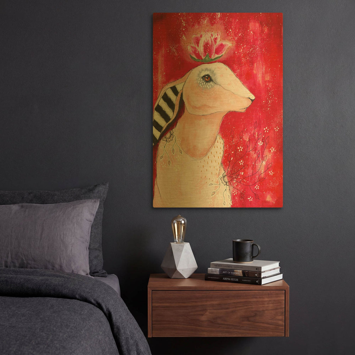 'Deep Inside' By The Secret Hermit Gold Metal Wall Art