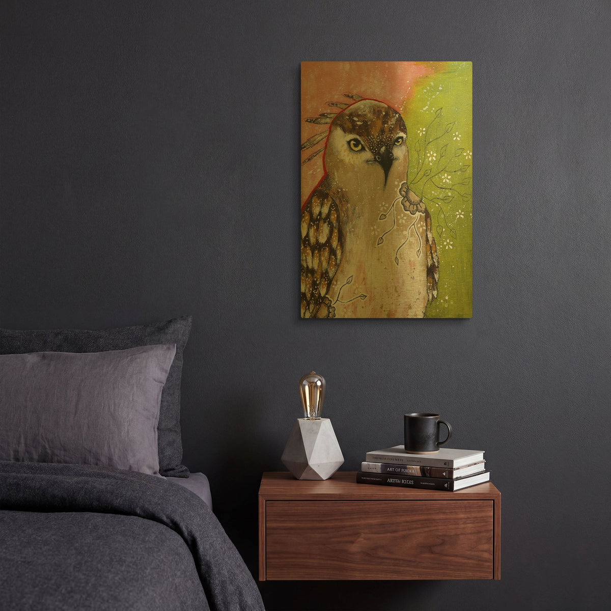 'I Am Changed' By The Secret Hermit Gold Metal Wall Art