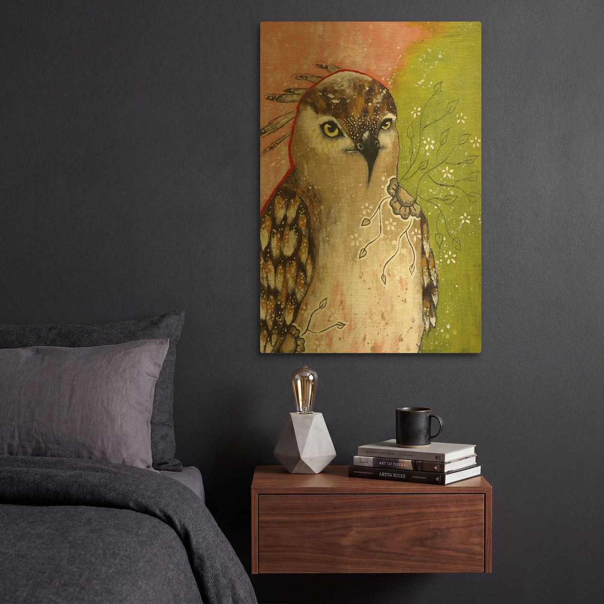 'I Am Changed' By The Secret Hermit Gold Metal Wall Art