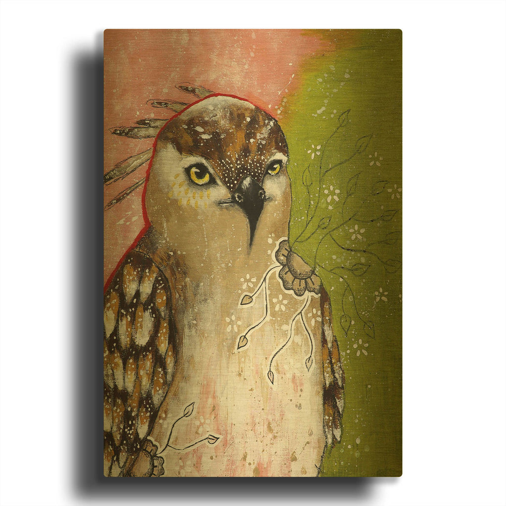 'I Am Changed' By The Secret Hermit Gold Metal Wall Art