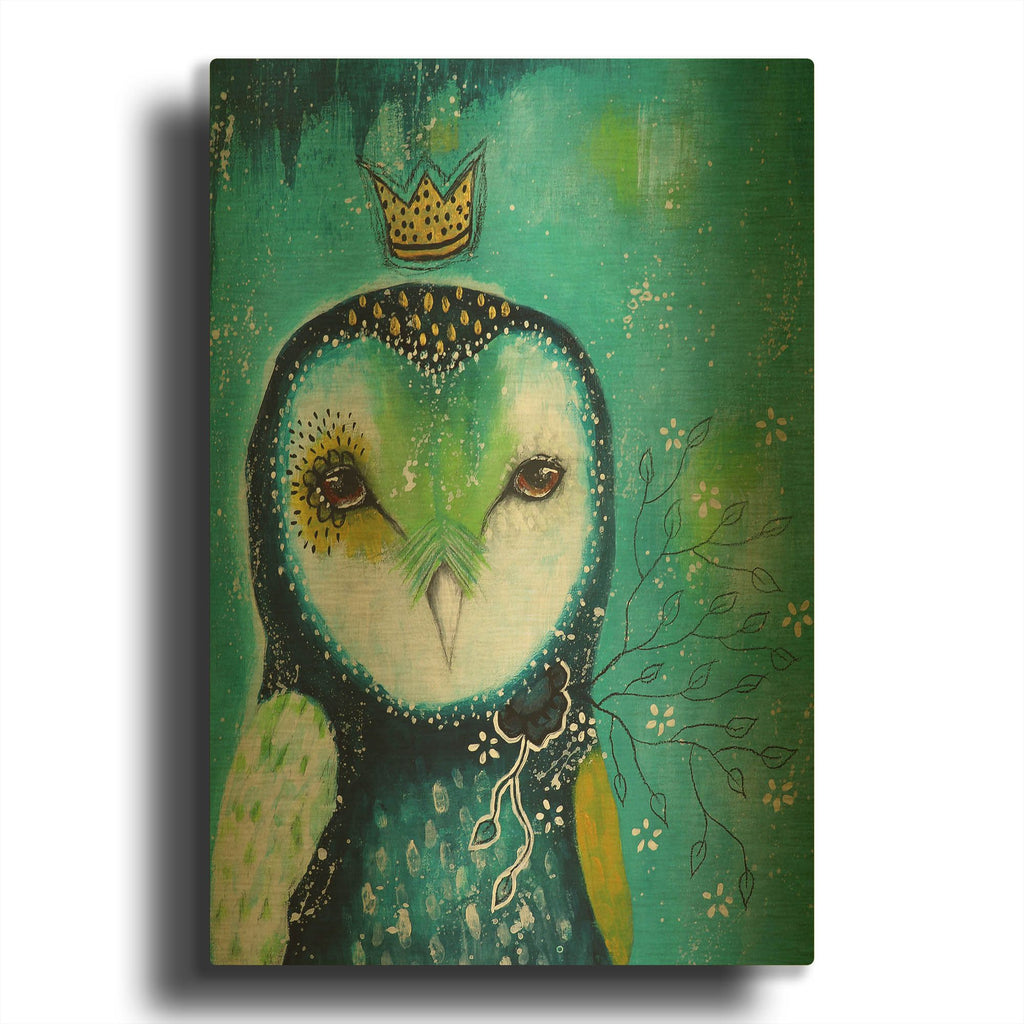 'I Offer You Love' By The Secret Hermit Gold Metal Wall Art