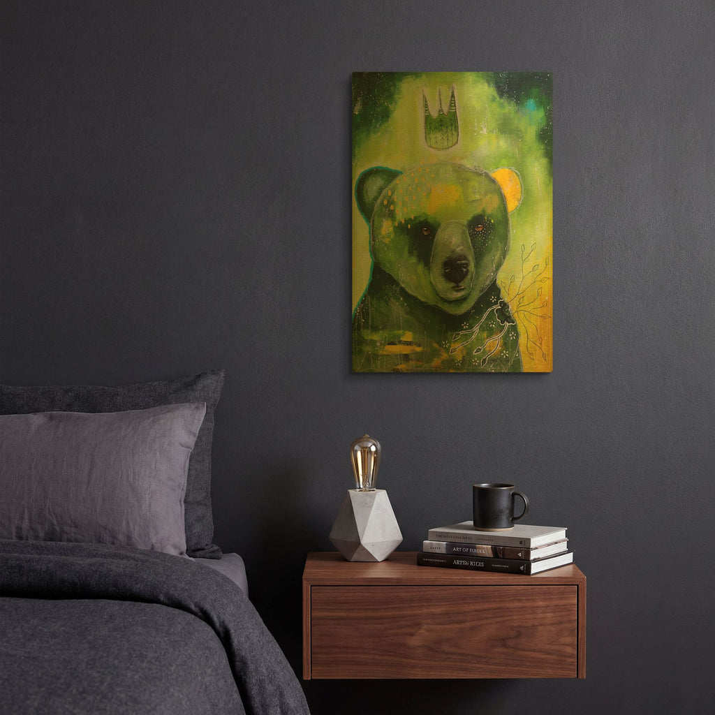 'Natures Voice' By The Secret Hermit Gold Metal Wall Art