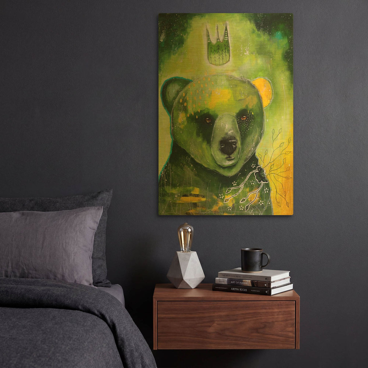 'Natures Voice' By The Secret Hermit Gold Metal Wall Art