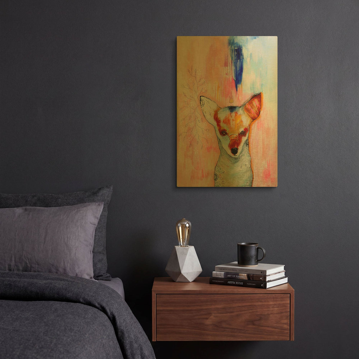 'New Tricks Discovered' By The Secret Hermit Gold Metal Wall Art