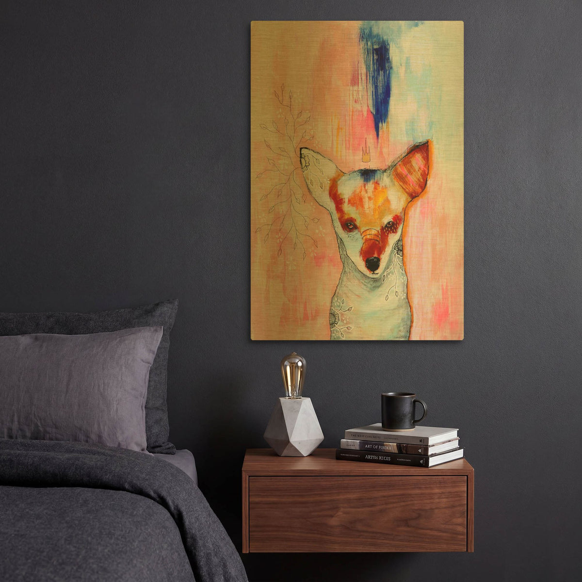 'New Tricks Discovered' By The Secret Hermit Gold Metal Wall Art