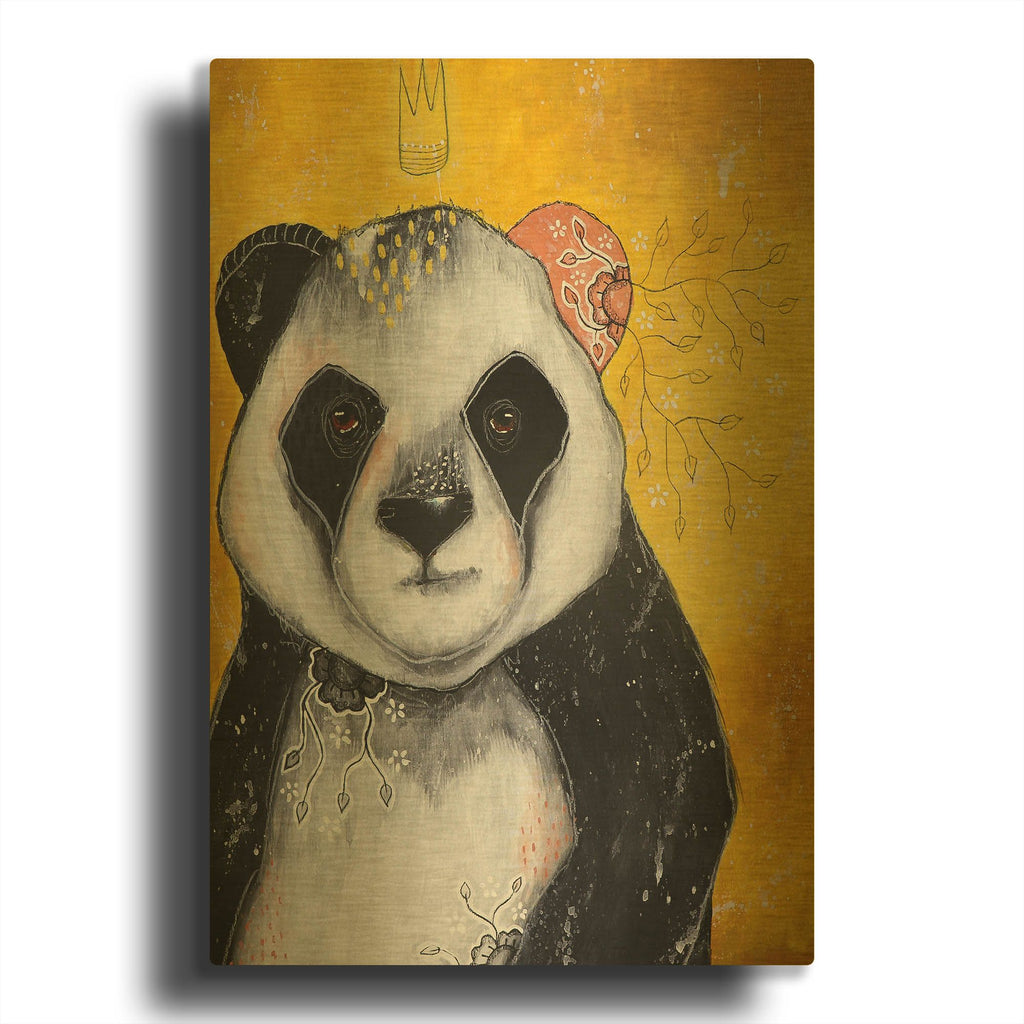 'Of Fur And Friendship' By The Secret Hermit Gold Metal Wall Art