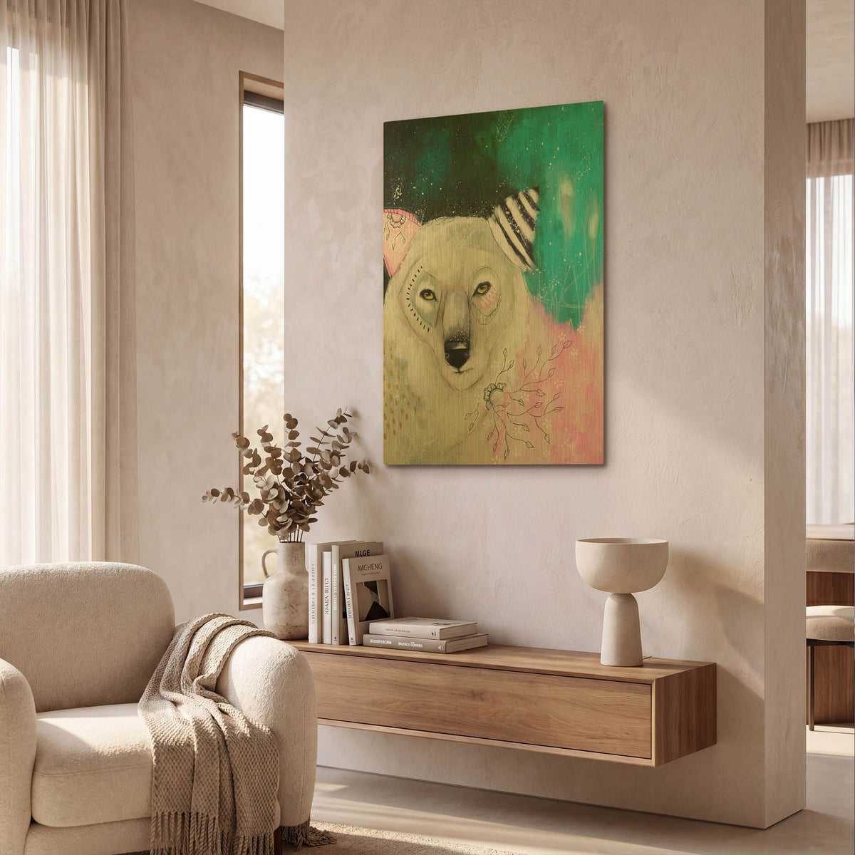 'Run Away With Your Dreams' By The Secret Hermit Gold Metal Wall Art