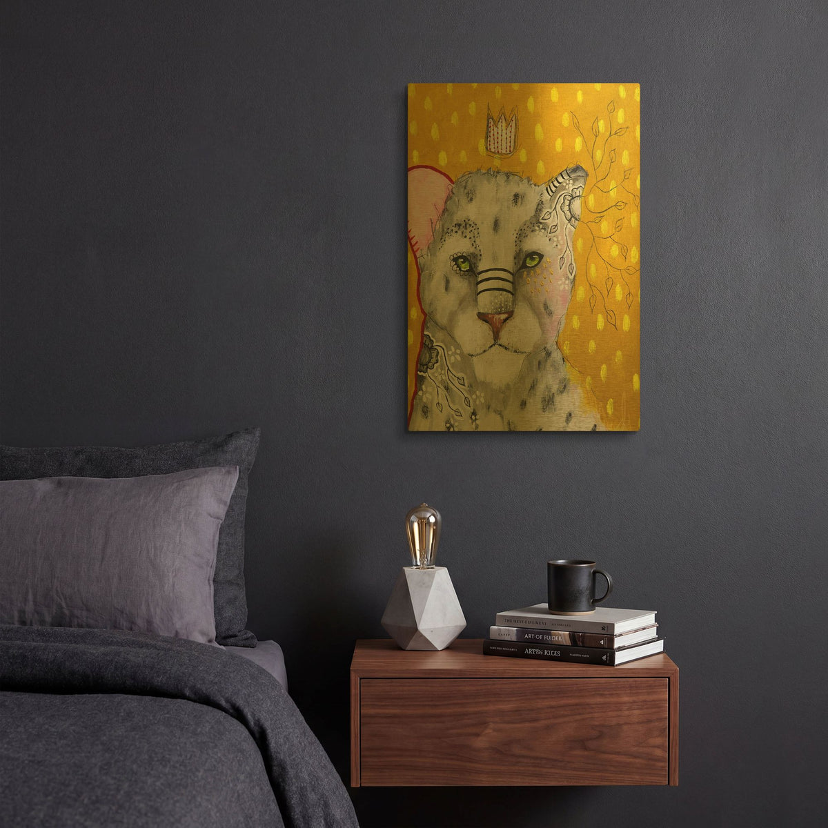 'Shine Brightly' By The Secret Hermit Gold Metal Wall Art