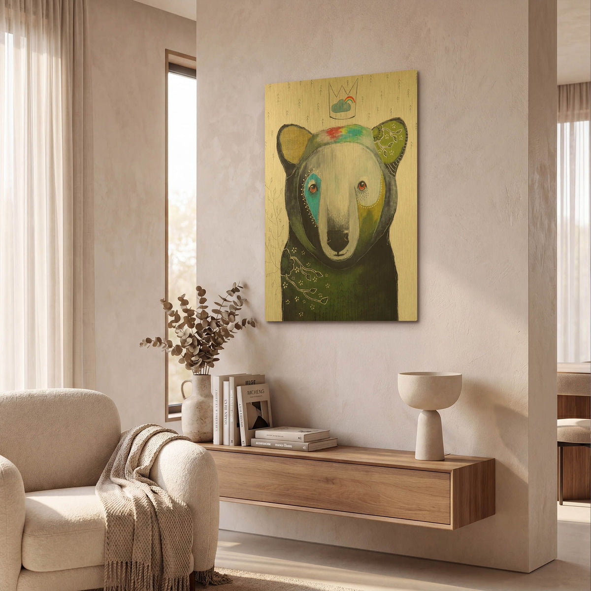 'Steady Growth' By The Secret Hermit Gold Metal Wall Art