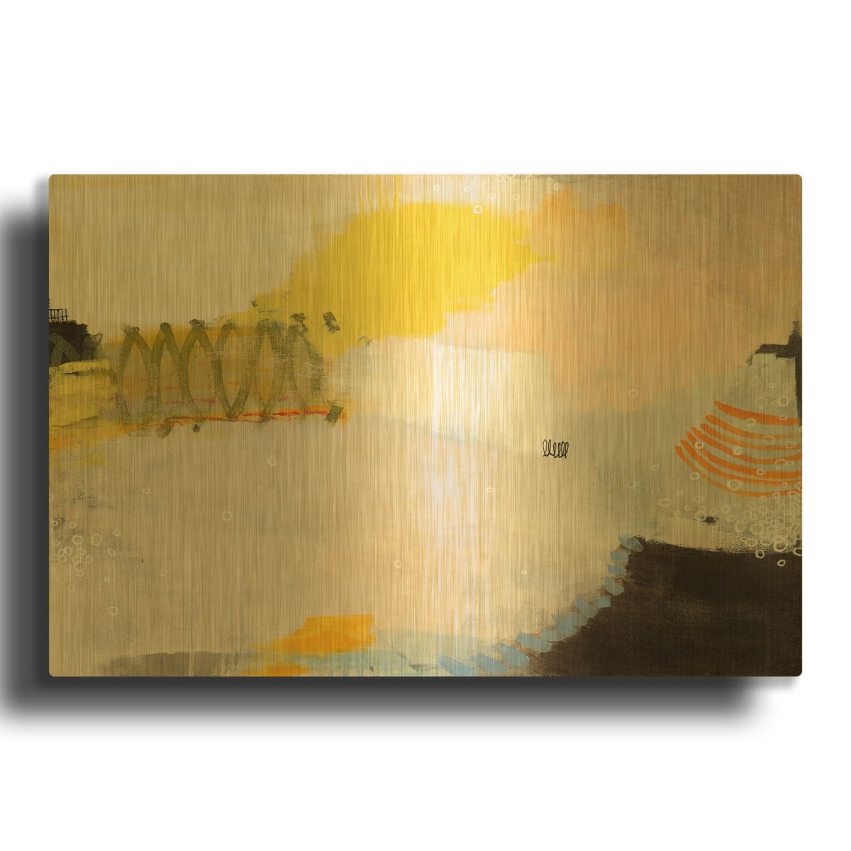 'Abnormal Behavior' By Jeffrey Tover Gold Metal Wall Art