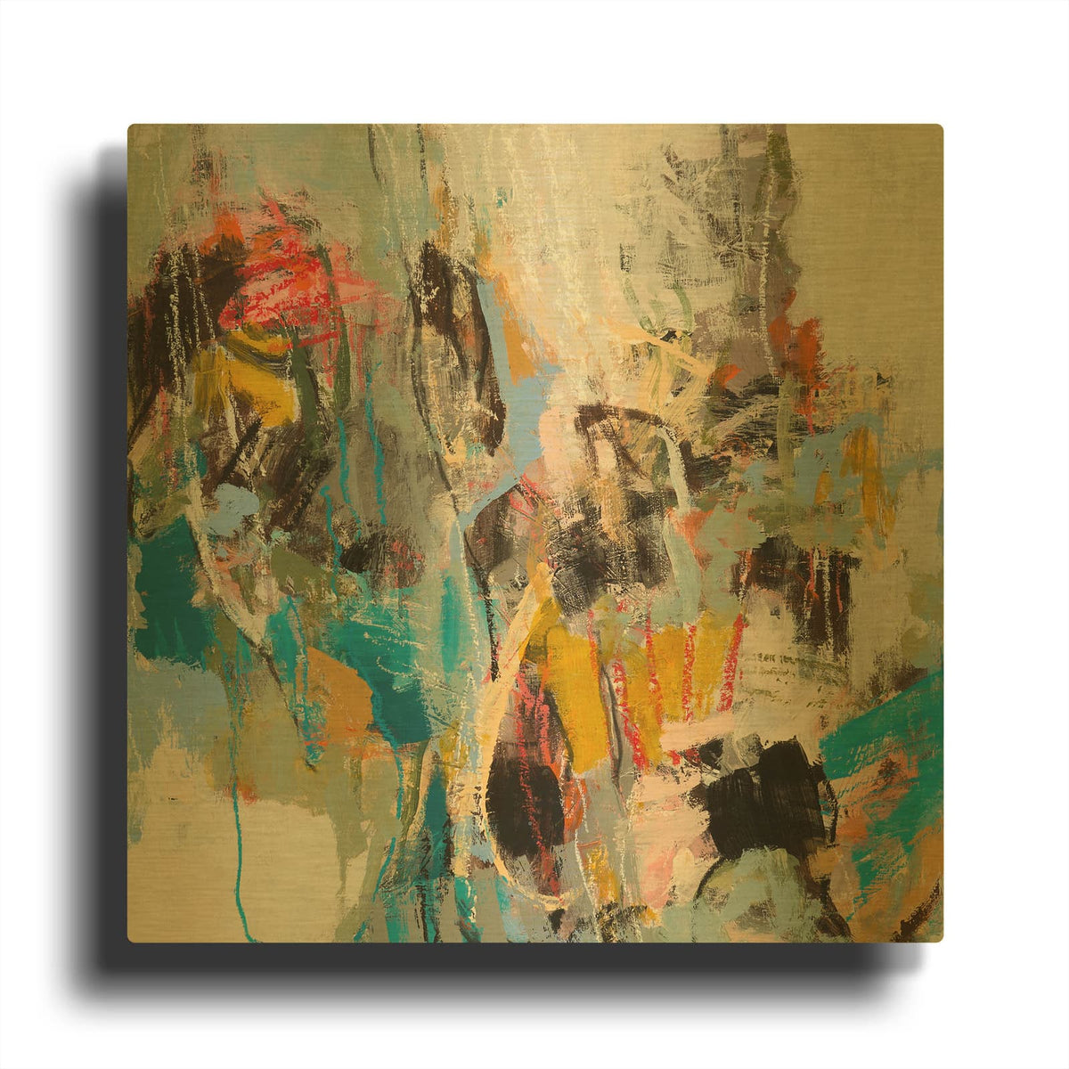 'Adelaide' By Jeffrey Tover Gold Metal Wall Art
