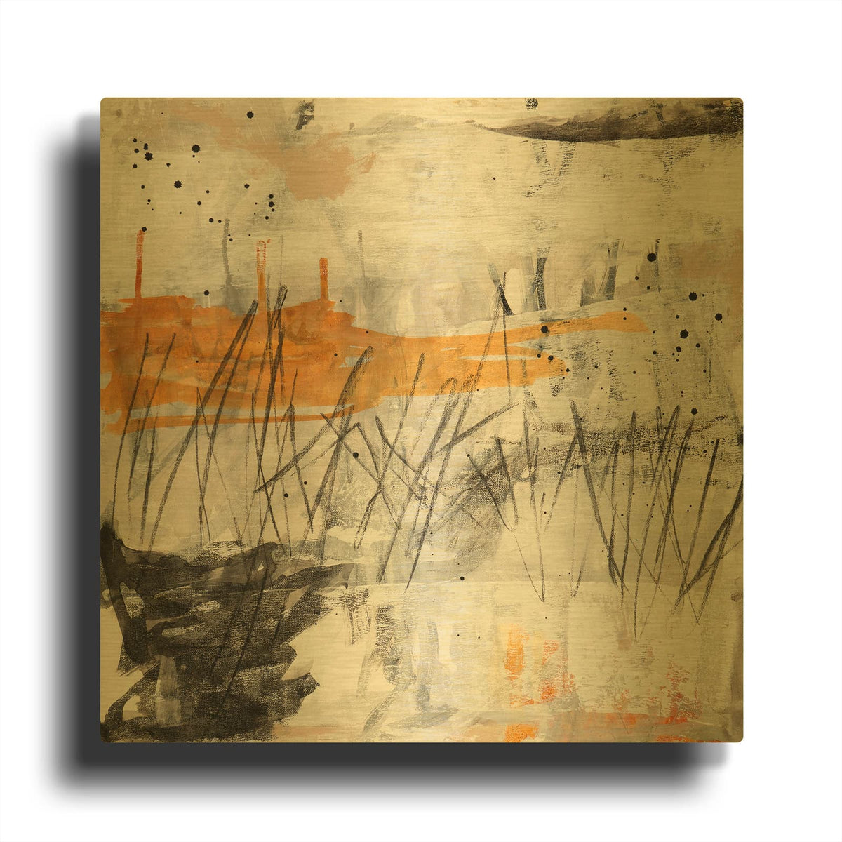 'But You Just Can' By Jeffrey Tover Gold Metal Wall Art