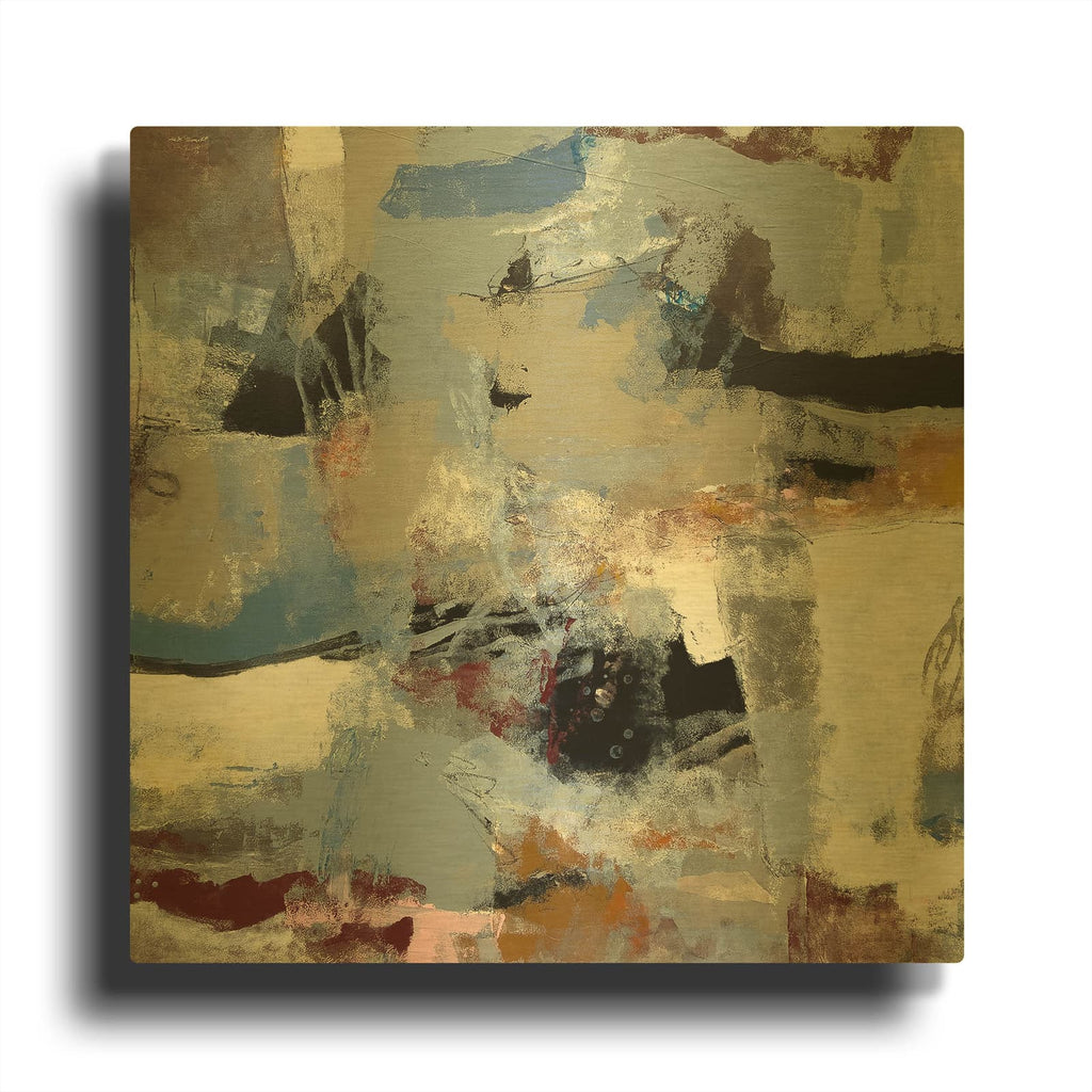 'Desert Tempest' By Jeffrey Tover Gold Metal Wall Art