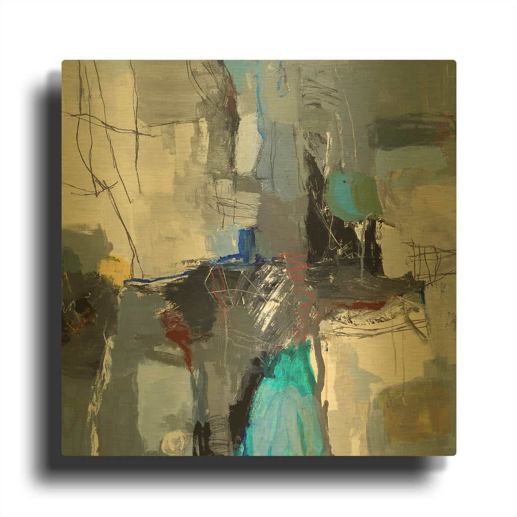 'Madison' By Jeffrey Tover Gold Metal Wall Art