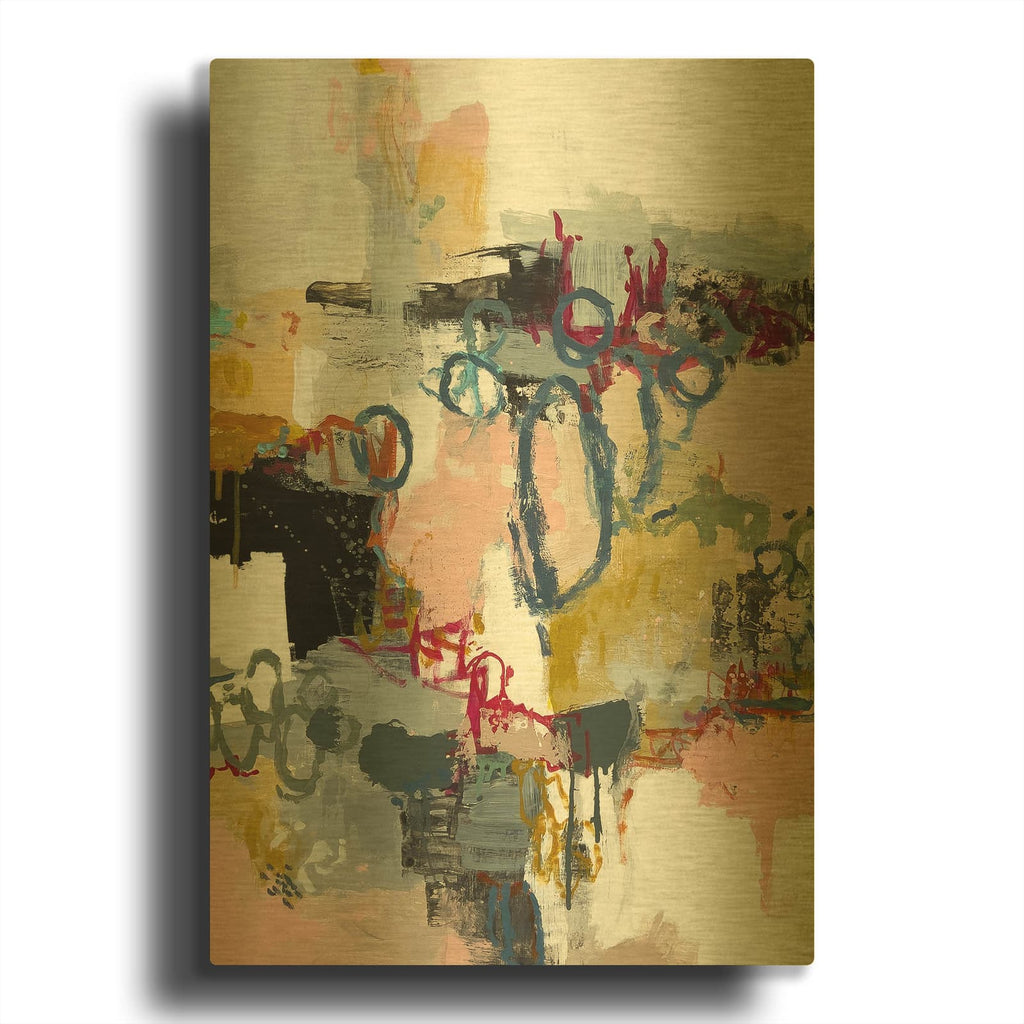 'Mansfield' By Jeffrey Tover Gold Metal Wall Art