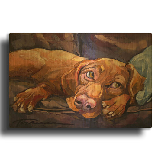 'Beauty Rest' By CR Townsend Gold Metal Wall Art