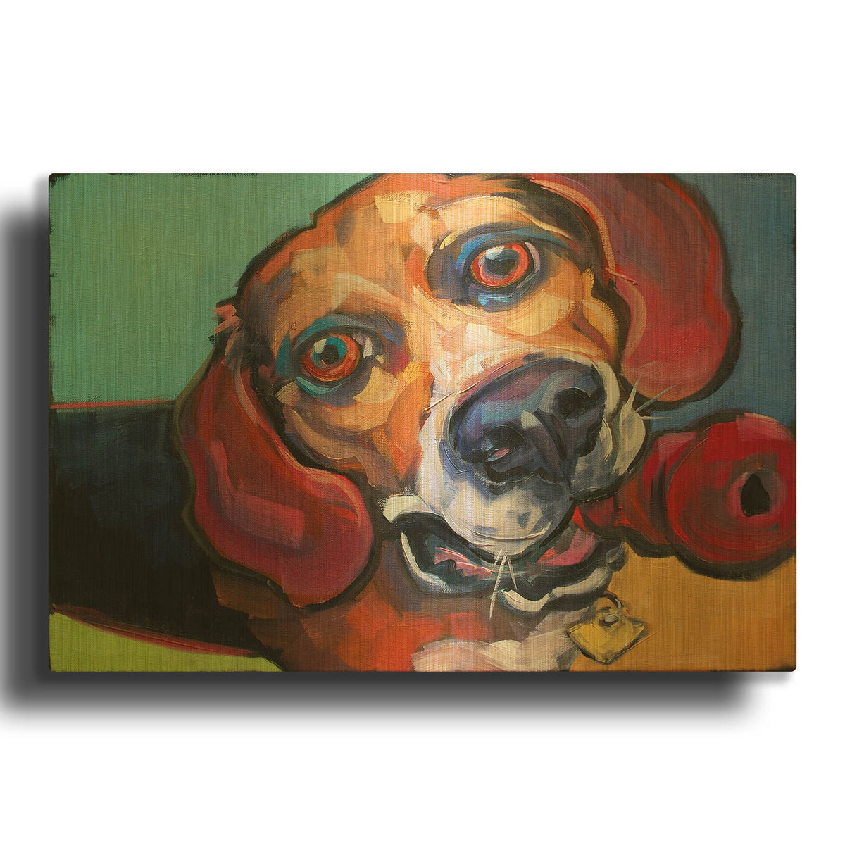 'Beguile' By CR Townsend Gold Metal Wall Art