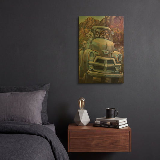 'Go Time' By CR Townsend Gold Metal Wall Art