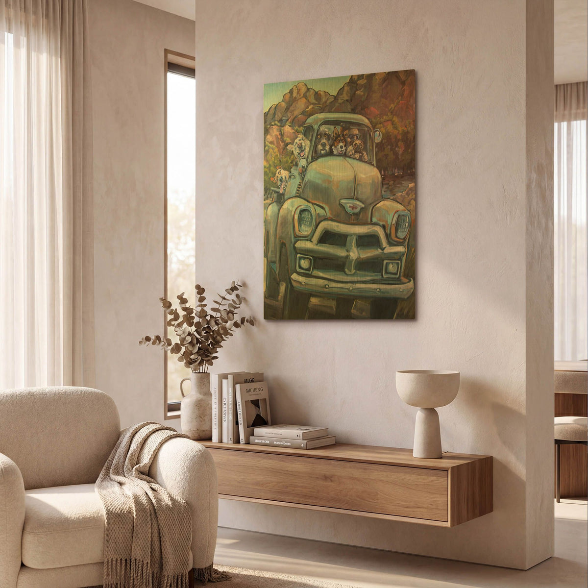 'Go Time' By CR Townsend Gold Metal Wall Art
