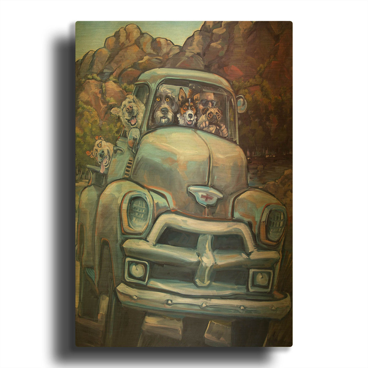 'Go Time' By CR Townsend Gold Metal Wall Art