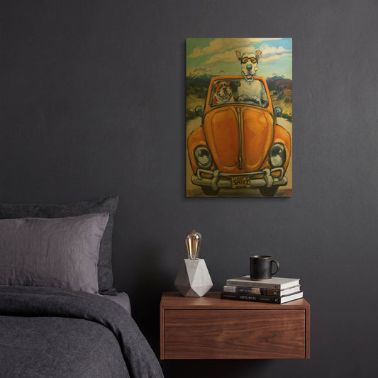 'Got Skills Will Travel' By CR Townsend Gold Metal Wall Art