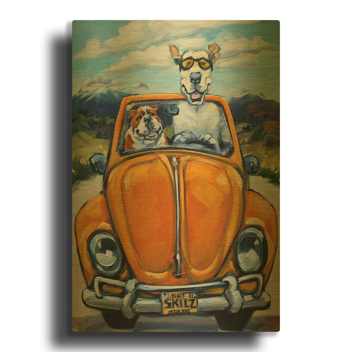 'Got Skills Will Travel' By CR Townsend Gold Metal Wall Art