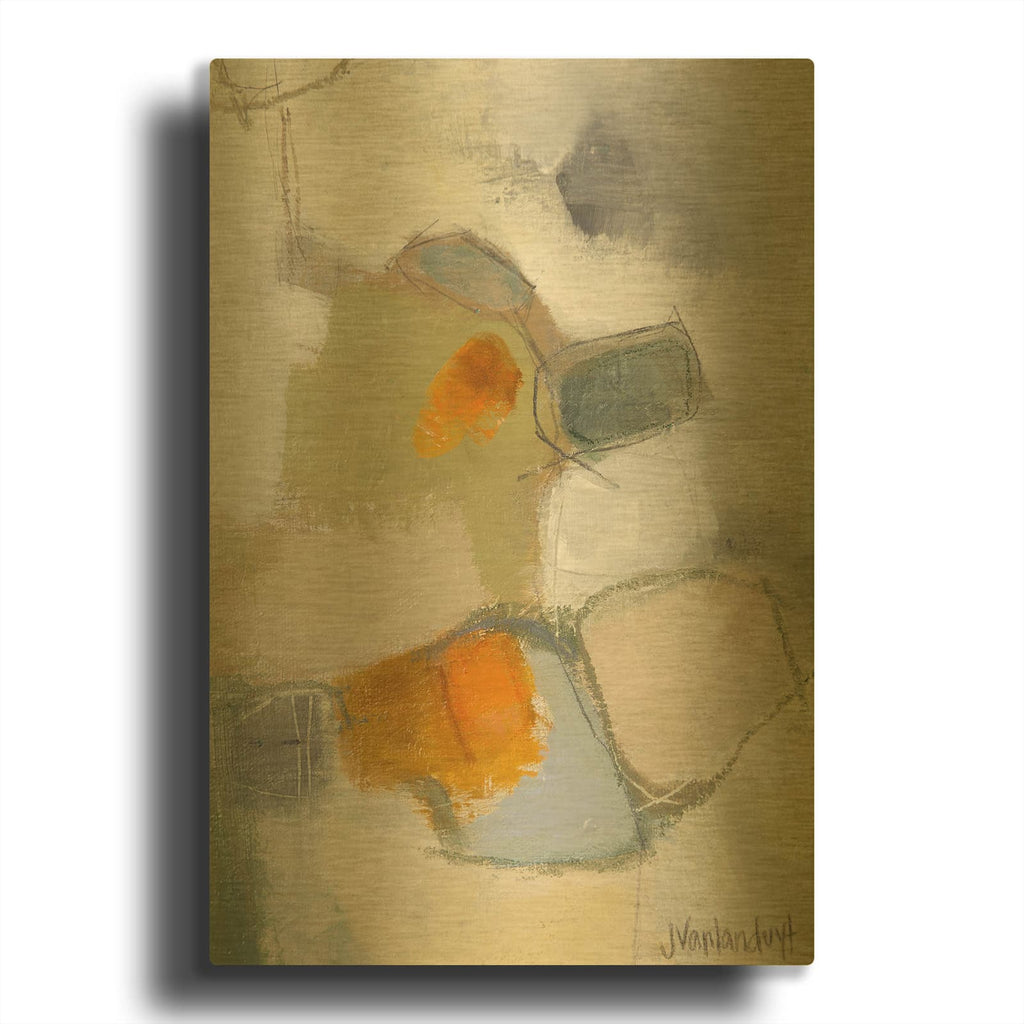 'Harbinger' By Jamie Van Landuyt Gold Metal Wall Art