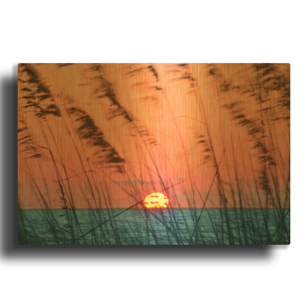 'Sun Dance' By Steve Vaughn Gold Metal Wall Art