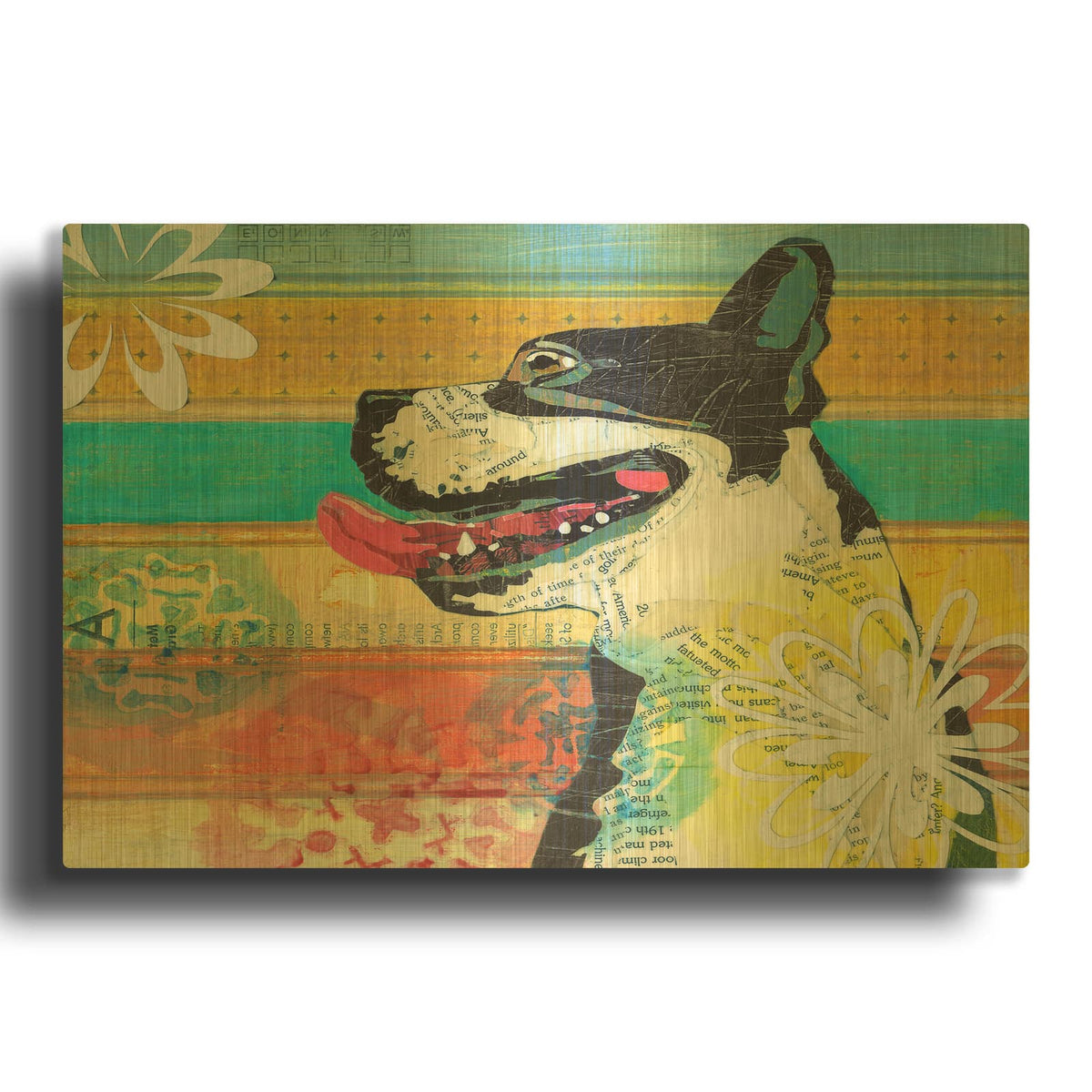 'Beast Friend' By Judy Verhoeven Gold Metal Wall Art