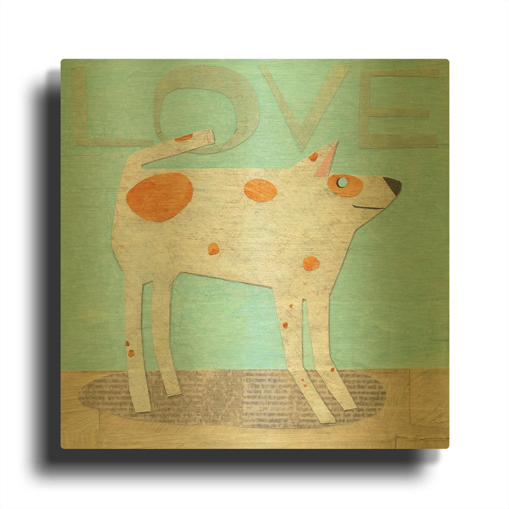 'Faithful Friend' By Judy Verhoeven Gold Metal Wall Art