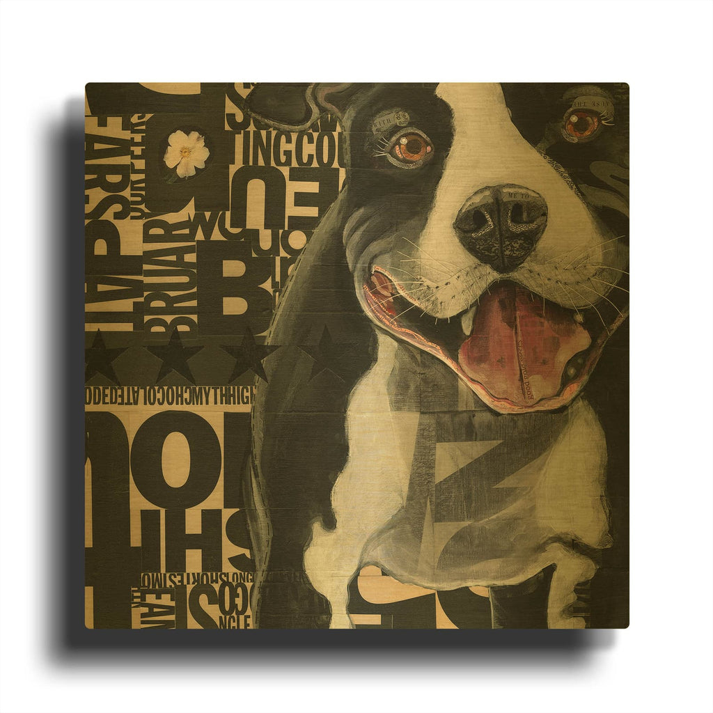 'Pit Pat' By Judy Verhoeven Gold Metal Wall Art