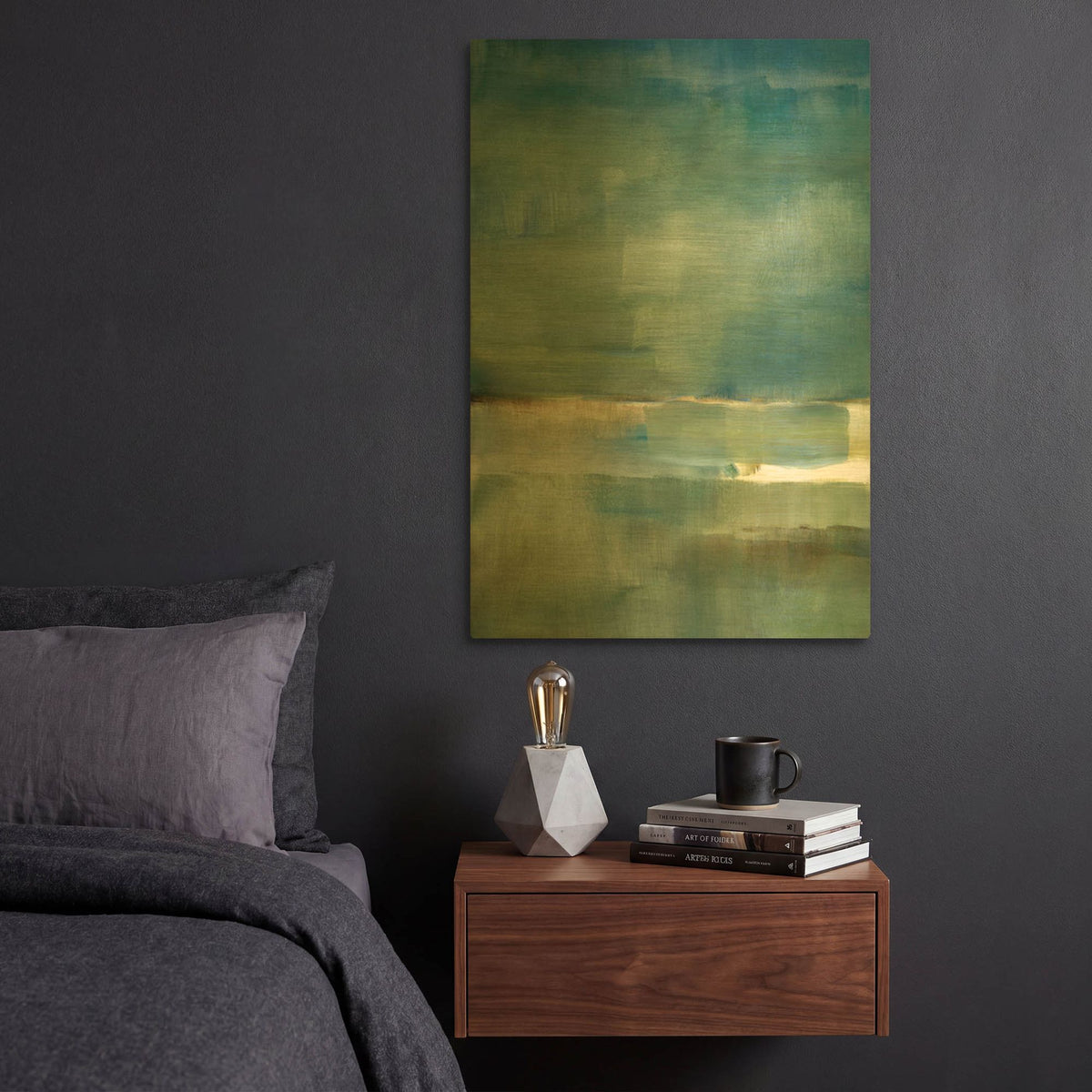 'Spatial Composition 10B' By Stephanie Villafane Gold Metal Wall Art