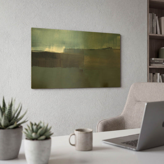'Spatial Composition 13B' By Stephanie Villafane Gold Metal Wall Art