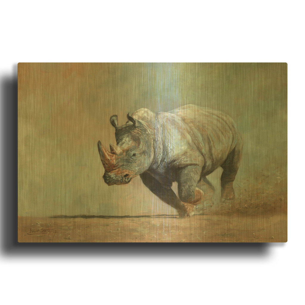 'Thunder Road' By David Stribbling Gold Metal Wall Art