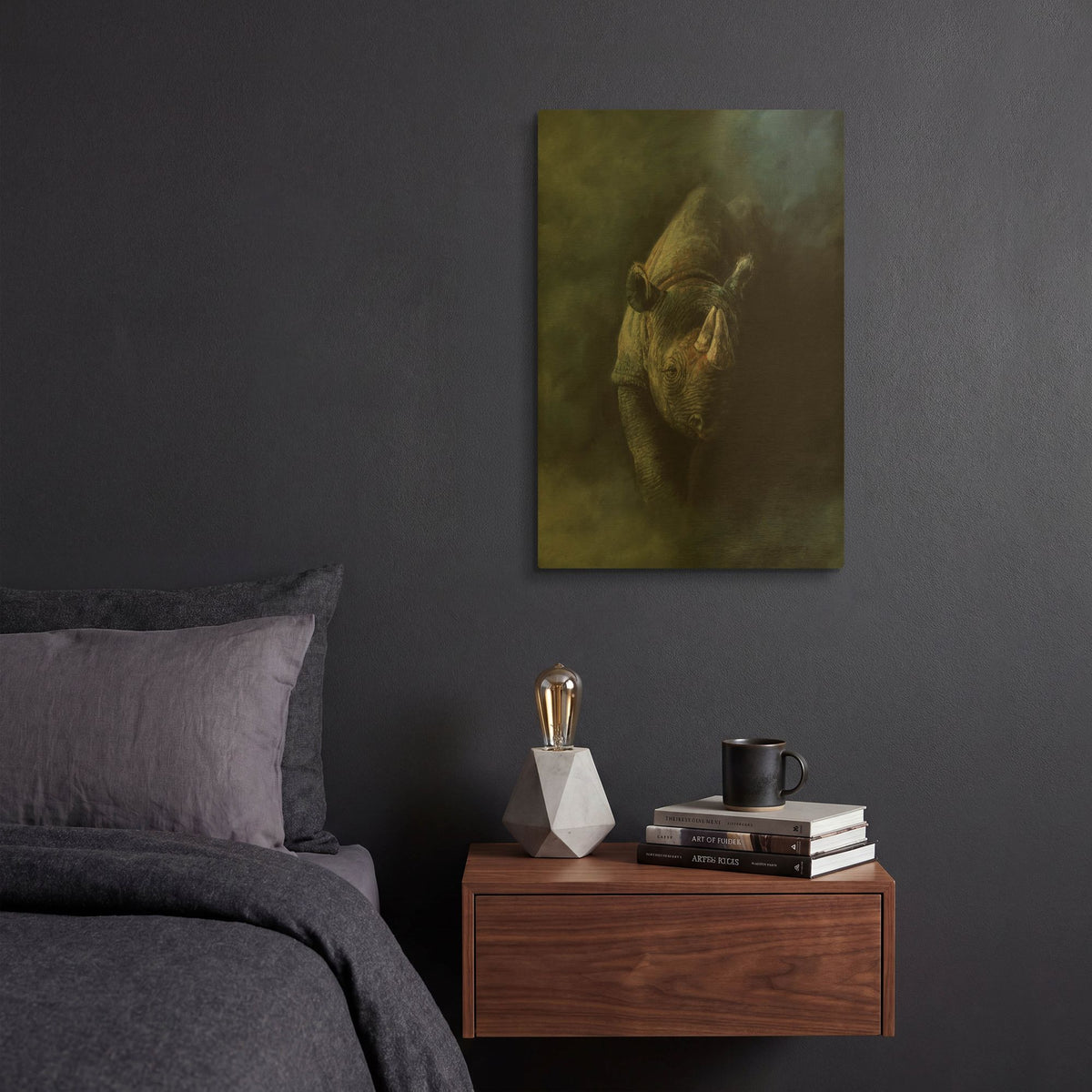 'Seen Not Shot' By David Stribbling Gold Metal Wall Art
