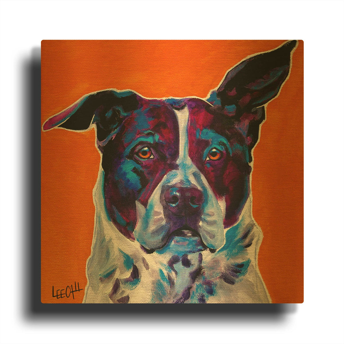 'Ralf' By Dawg Painter Gold Metal Wall Art