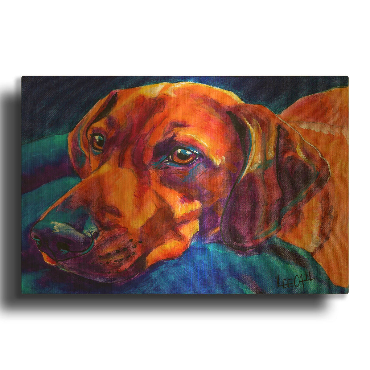 'Melted' By Dawg Painter Gold Metal Wall Art