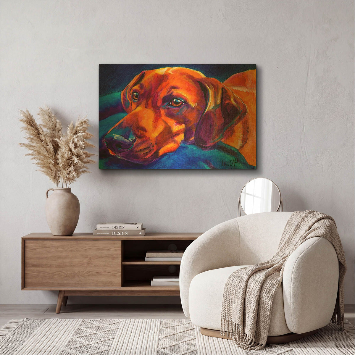 'Melted' By Dawg Painter Gold Metal Wall Art