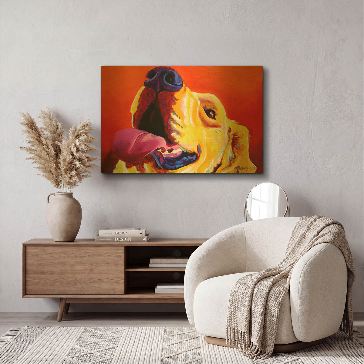 'Golden - Candy Corn' By Dawg Painter Gold Metal Wall Art