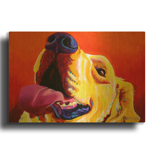 'Golden - Candy Corn' By Dawg Painter Gold Metal Wall Art