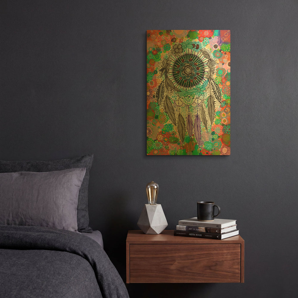 'Dream Catcher' By Noemi Ibarz Gold Metal Wall Art