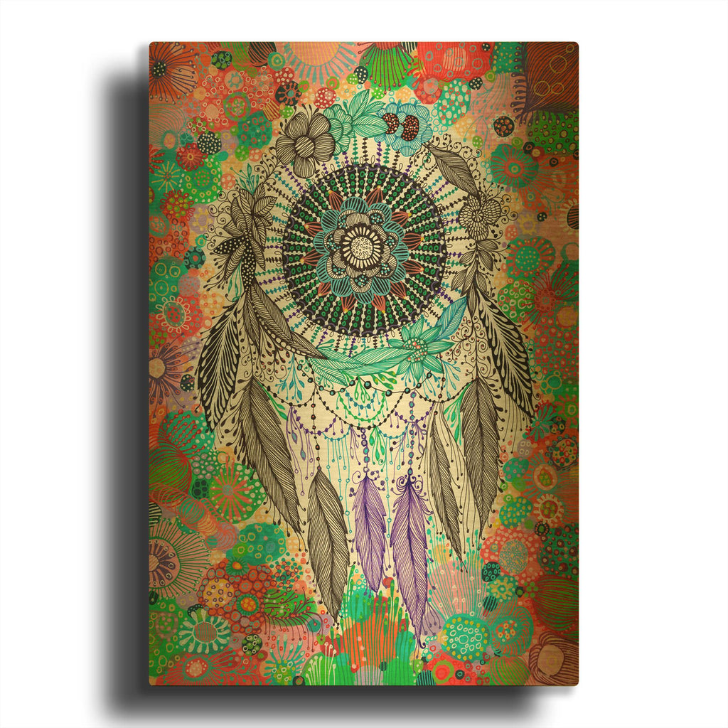 'Dream Catcher' By Noemi Ibarz Gold Metal Wall Art