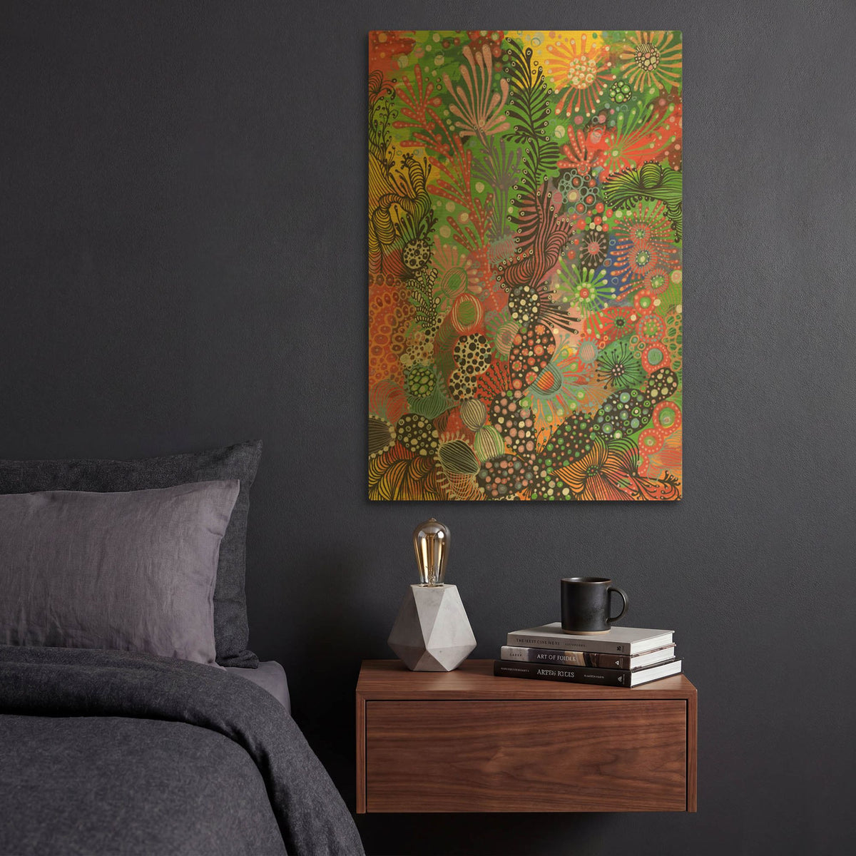 'Summer Joy' By Noemi Ibarz Gold Metal Wall Art