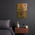 'Down Here' By Noemi Ibarz Gold Metal Wall Art