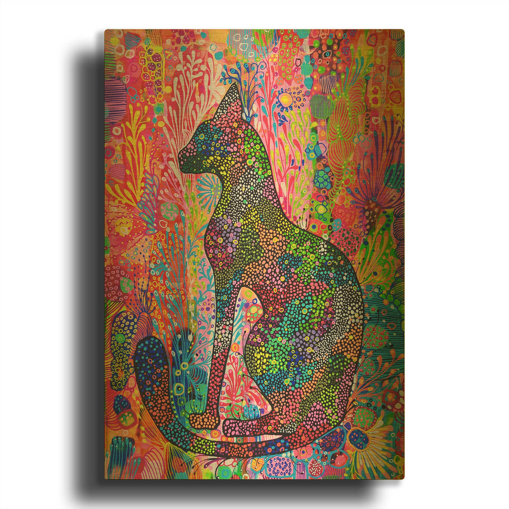 'Black Silhouette' By Noemi Ibarz Gold Metal Wall Art