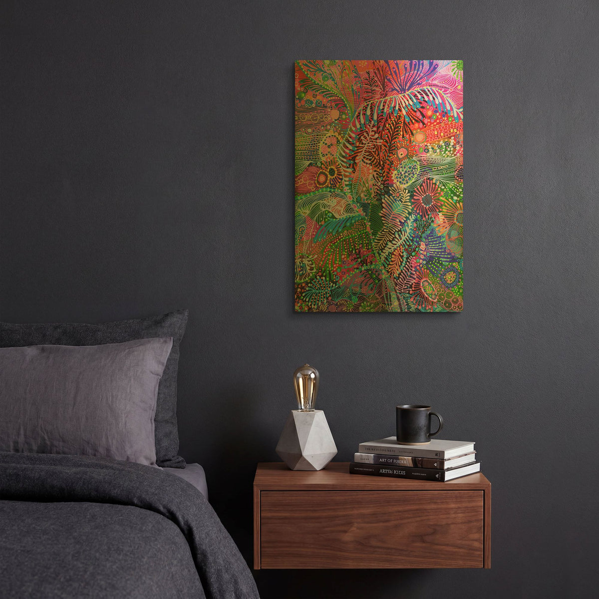 'Open My Eyes' By Noemi Ibarz Gold Metal Wall Art