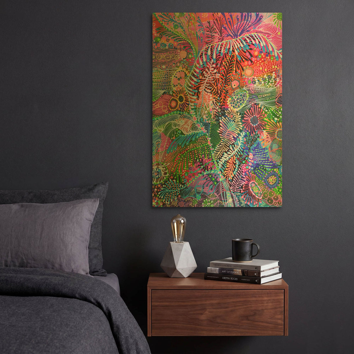 'Open My Eyes' By Noemi Ibarz Gold Metal Wall Art