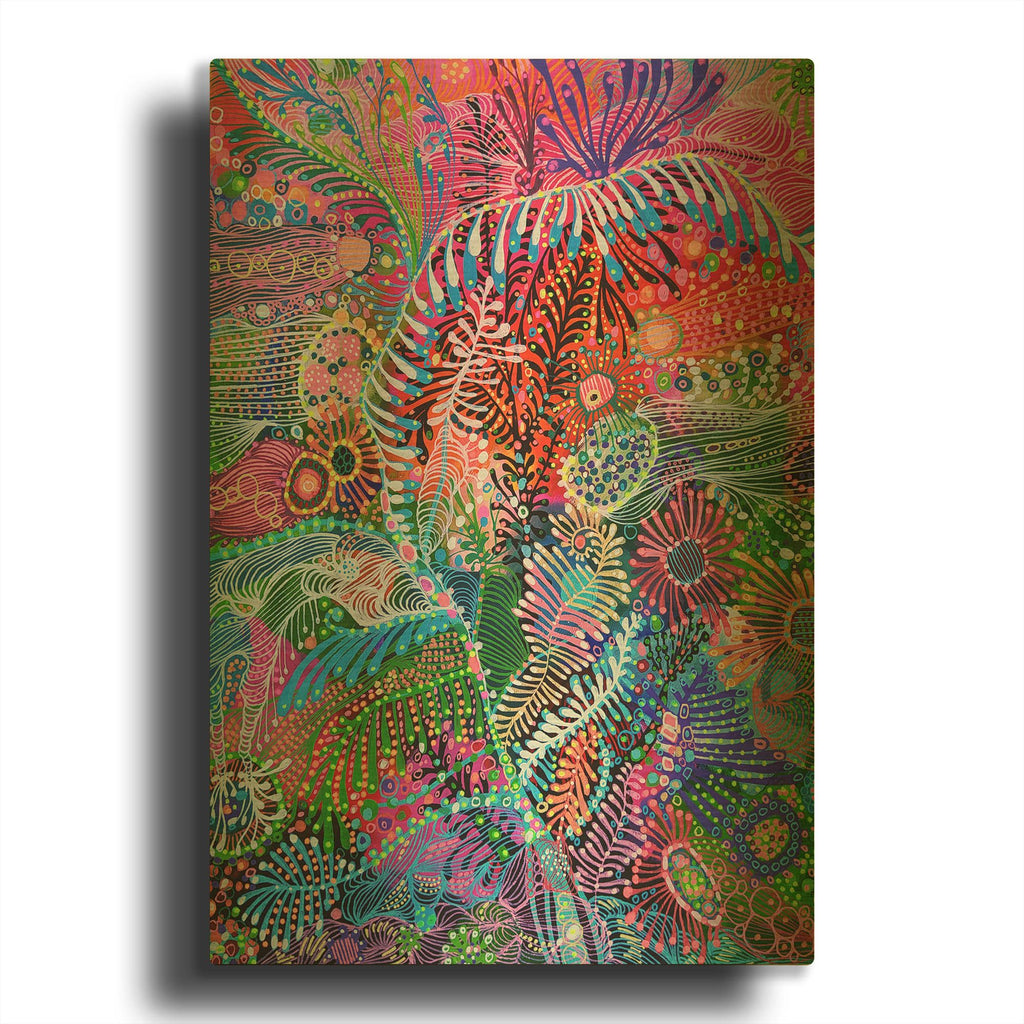 'Open My Eyes' By Noemi Ibarz Gold Metal Wall Art
