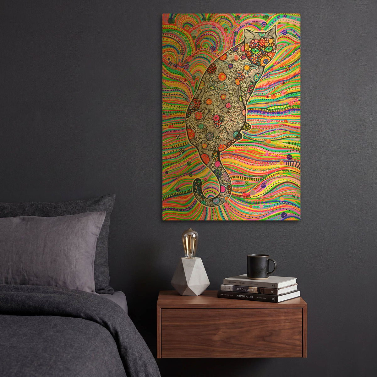 'Green Eyes' By Noemi Ibarz Gold Metal Wall Art