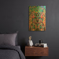 'Happy Cat' By Noemi Ibarz Gold Metal Wall Art